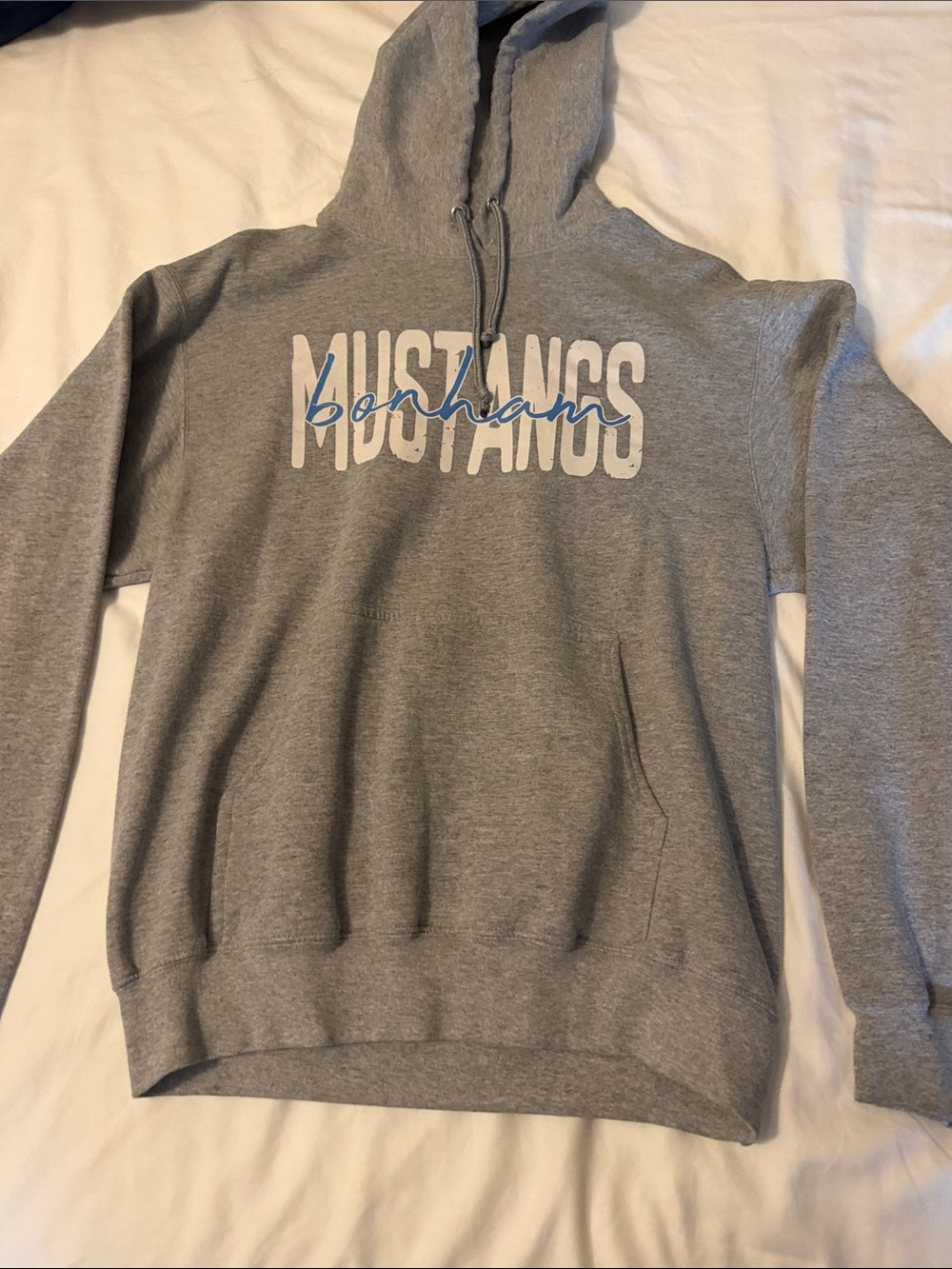 Mustangs Bonham Grey Pullover Hoodie